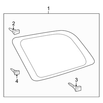 Toyota OE - Quarter Panel - Glass