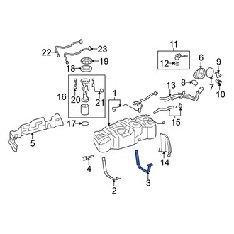 Toyota OE - Rear Fuel Tank Strap