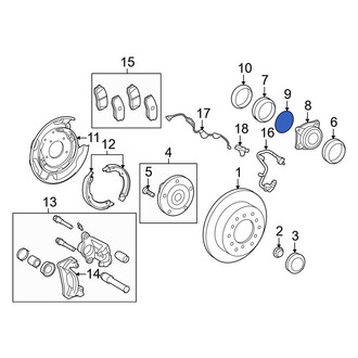 Toyota OE - Wheel Bearing O-Ring
