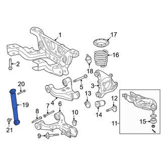 Toyota OE - Rear Suspension Shock Absorber