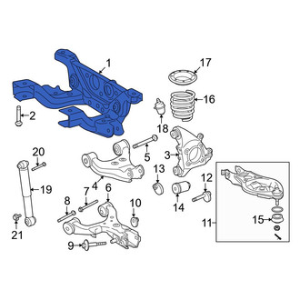 Toyota OE - Rear Suspension Subframe Crossmember