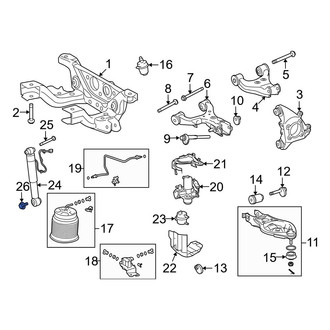 Toyota OE - Lower Suspension Shock Absorber Mounting Bolt