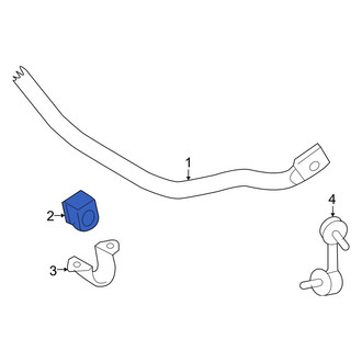 Toyota OE - Rear Suspension Stabilizer Bar Bushing
