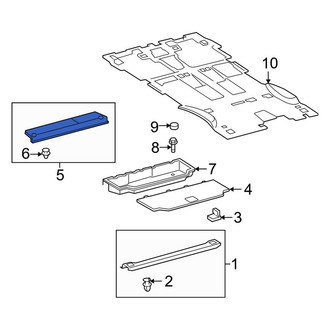 Toyota OE - Rear Forward Trunk Floor Access Cover