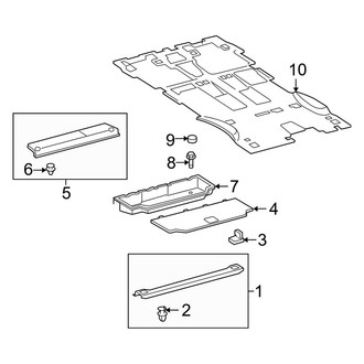 Toyota OE - Rear Body & Floor - Interior Trim