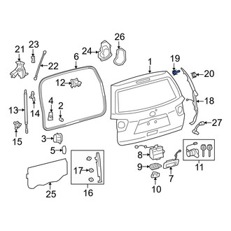 Toyota OE - Liftgate Object Sensor Screw