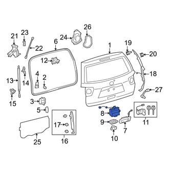 Toyota OE - Rear Liftgate Latch