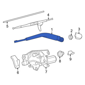 Toyota OE - Rear Wiper Arm