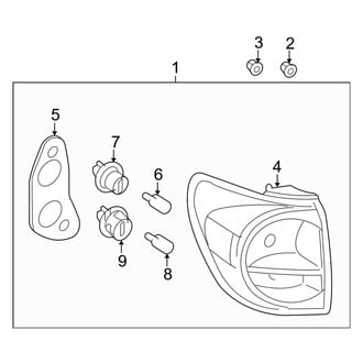 Toyota OE - Rear Lamps - Combination Lamps