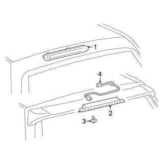 Toyota OE - Rear Lamps - High Mount Lamps