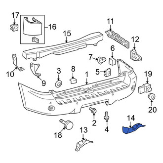Toyota OE - Rear Jack Plug Cover