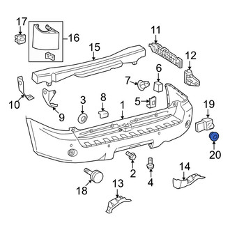 Toyota OE - Front Parking Aid Sensor Housing