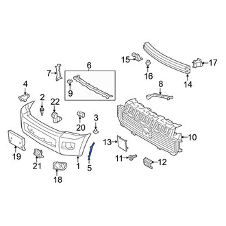 Toyota OE - Front Left Bumper Cover Bracket