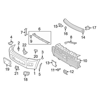 Toyota OE - Front Bumper - Bumper & Components