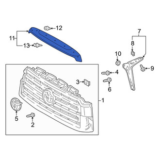 Toyota OE - Front Grille Molding