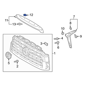 Toyota OE - Grille Retainer