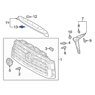 Toyota OE - Grille Retainer