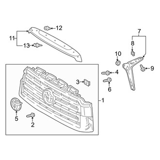 Toyota OE - Grille & Components