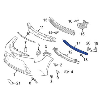 Toyota OE - Front Bumper Cover Reinforcement