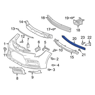 Toyota OE - Front Bumper Cover Reinforcement
