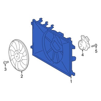 Toyota OE - Front Engine Cooling Fan Shroud