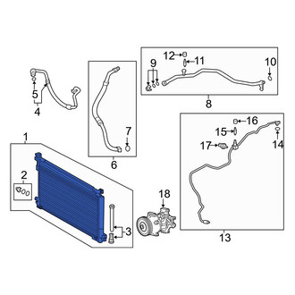 Toyota OE - A/C Condenser