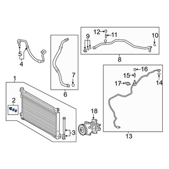 Toyota OE - A/C Refrigerant Line Clamp