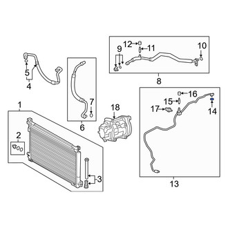 Toyota OE - A/C Refrigerant Line O-Ring