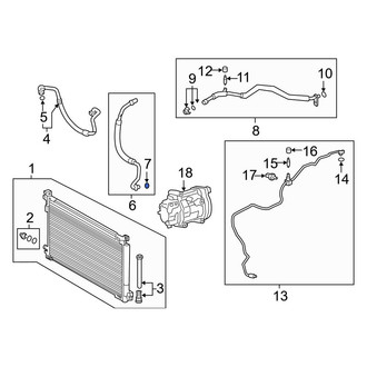 Toyota OE - A/C Refrigerant Line O-Ring