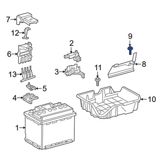 Toyota OE - Battery Tray Bolt