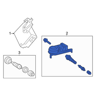 Toyota OE - Tire Pressure Monitoring System (TPMS) Sensor