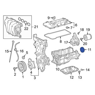 Toyota OE - Rear Engine Crankshaft Seal