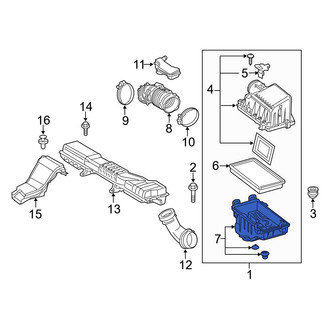Toyota OE - Lower Air Cleaner Cover