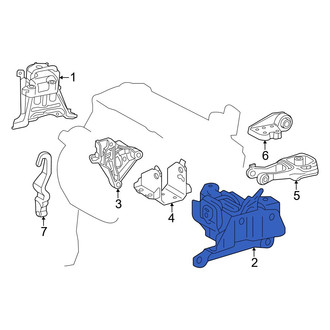 Toyota OE - Left Engine Mount