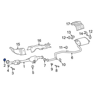 Toyota OE - Front Exhaust Pipe Flange Gasket