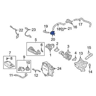 Toyota OE - Exhaust Gas Recirculation (EGR) Vacuum Delay Valve