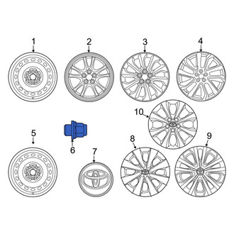 Toyota OE - Wheel Lug Nut