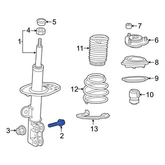 Toyota OE - Suspension Strut Bolt