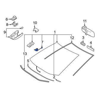 Toyota OE - Lane Departure System Camera Bracket