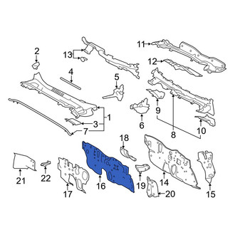 Toyota OE - Front Center Floor Extension