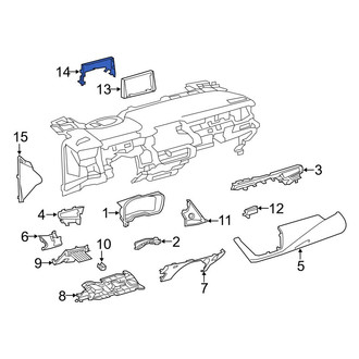 Toyota OE - Center Instrument Panel Trim Panel