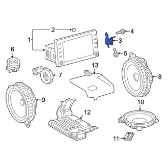 Toyota OE - Left GPS Navigation System Bracket