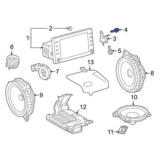 Toyota OE - GPS Navigation System Screw