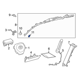 Toyota OE - Curtain Air Bag Clip