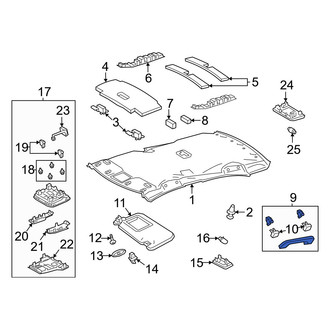 Toyota OE - Front Interior Grab Bar