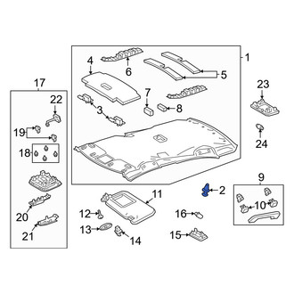 Toyota OE - Headliner Clip
