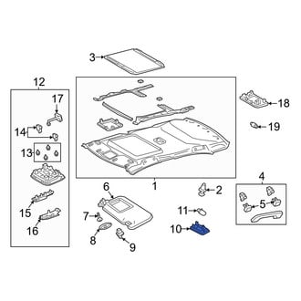 Toyota OE - Sun Visor Light