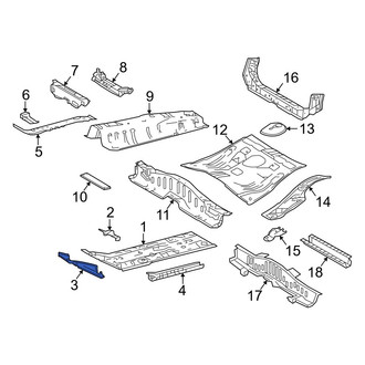 Toyota OE - Front Right Floor Extension