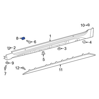 Toyota OE - Rocker Panel Molding Grommet