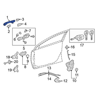Toyota OE - Front Outer Exterior Door Handle